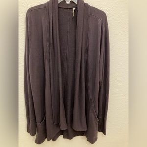 Womens Athleta Cardigan Dark Purple size XL